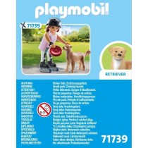 PLAYMOBIL 71739 Jeune fille rolleuse avec Retriever