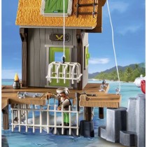 PLAYMOBIL 71792 Port et repaire de pirates avec prisons