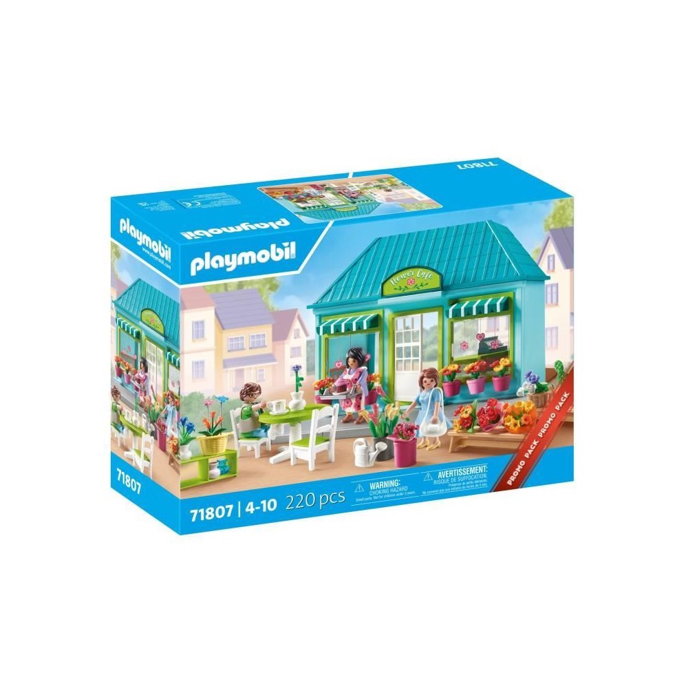 PLAYMOBIL 71807 Boutique de fleuriste et salon de thé