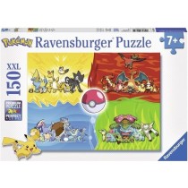 Puzzle Pokémon 150 pieces XXL - Différents types de Pokémon - Raven