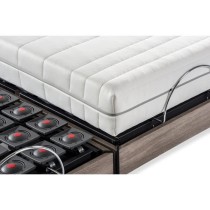 Ensemble matelas + sommiers relaxation électrique - 2x90x200 cm - Mat