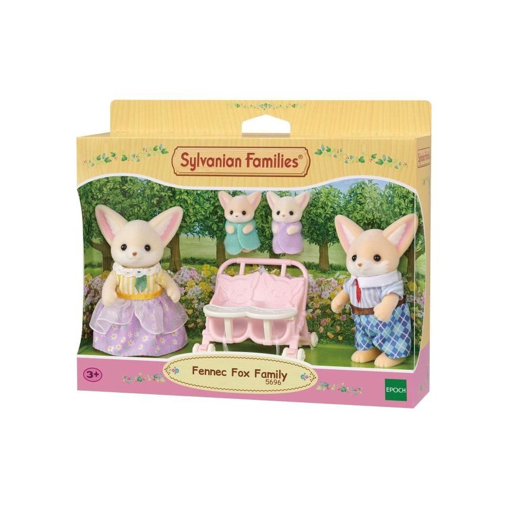 Poupée - SYLVANIAN FAMILIES - Famille Fennec - Multicolore - Articul