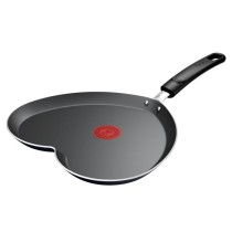 Poele a crepes Coeur Tefal – 25 cm - revetement antiadhésif - Techn