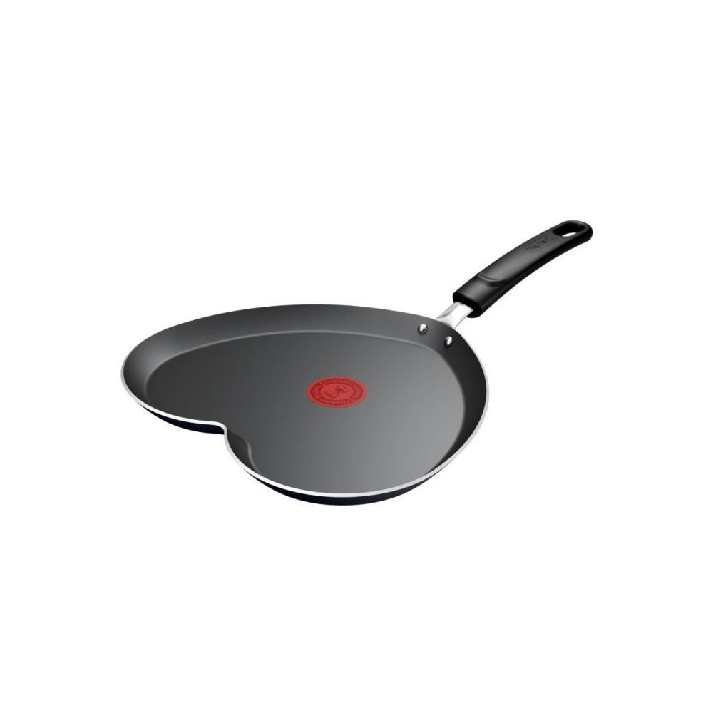 Poele a crepes Coeur Tefal – 25 cm - revetement antiadhésif - Techn