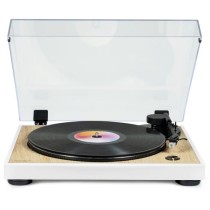 Platine vinyle THOMSON TT301 - Design bois et blanc - Tete de lecture