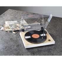 Platine vinyle THOMSON TT301 - Design bois et blanc - Tete de lecture