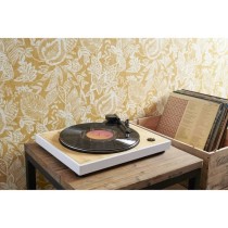 Platine vinyle THOMSON TT301 - Design bois et blanc - Tete de lecture