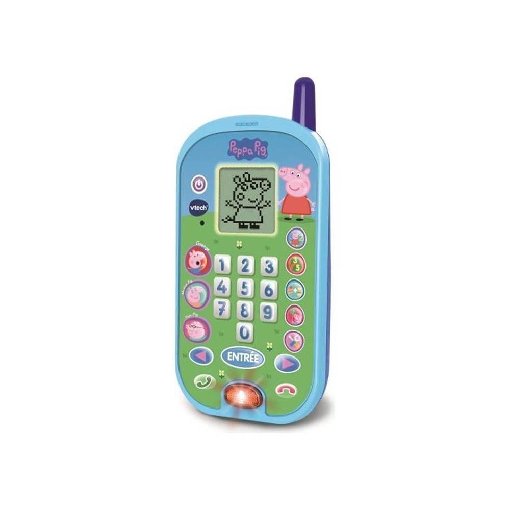 Téléphone enfant - VTECH - Peppa Pig - Sons amusants - Éducatif