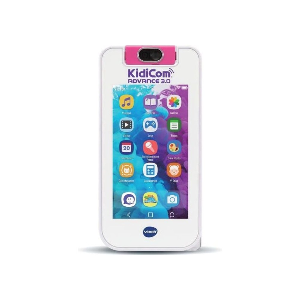 VTECH - KidiCom Advance 3.0 - Blanc - Fonctionnalités High-Tech - Bat