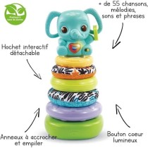 VTECH BABY - Play Green - Nino, Éléphanteau Empilo 3 en 1 (Plastique