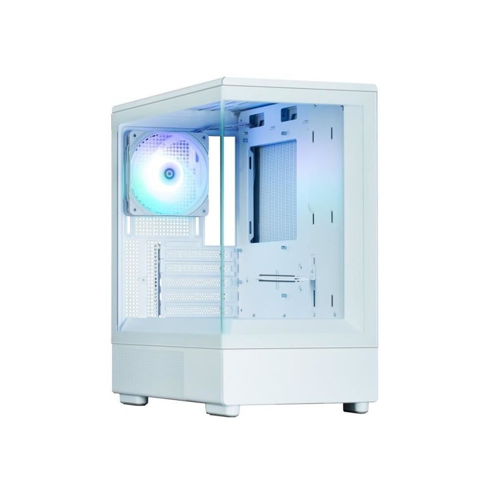 Boîtier PC - ZALMAN - P10 - Mini tour - M-ATX - Blanc - Verre trempé