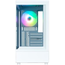 Boîtier PC - ZALMAN - P10 - Mini tour - M-ATX - Blanc - Verre trempé