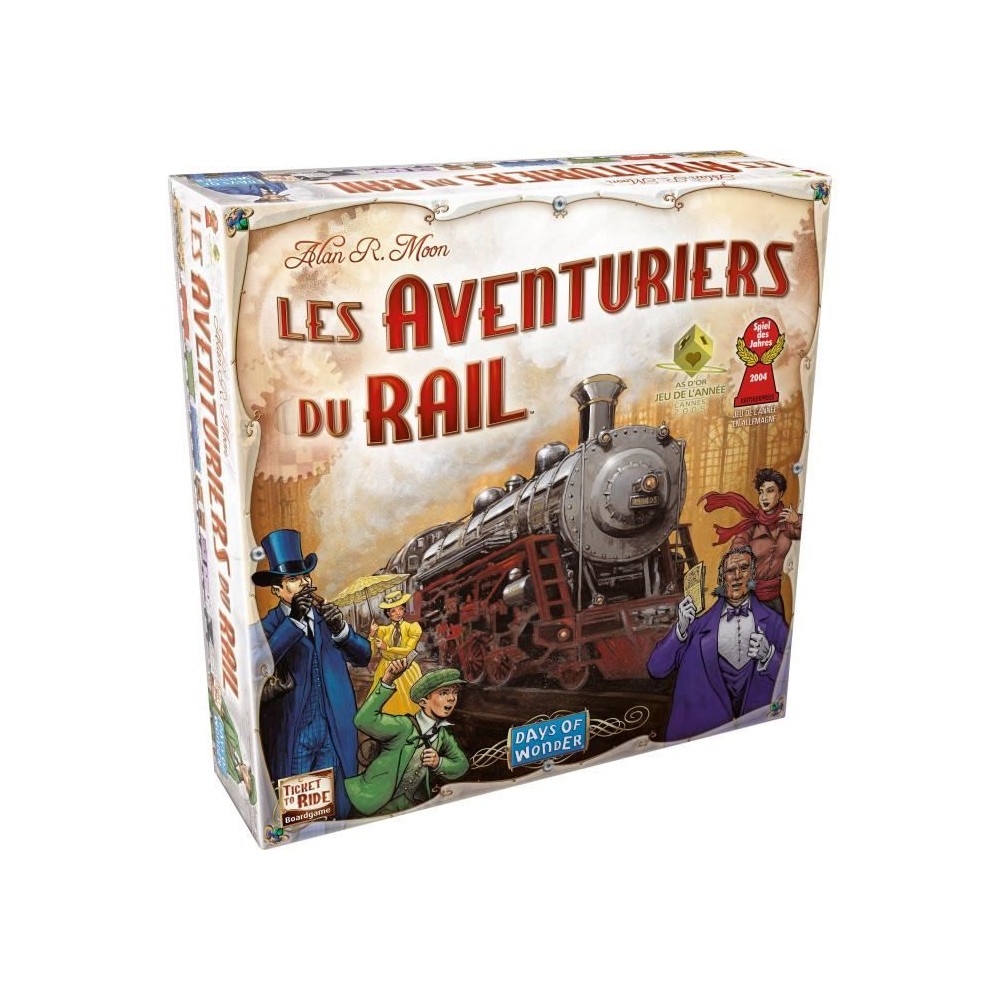 Les Aventuriers du Rail - Unbox Now - Jeu de société - a partir de 8