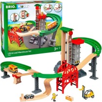 BRIO World Grand Circuit Plateforme Multimodale - Coffret 32 pieces -