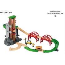 BRIO World Grand Circuit Plateforme Multimodale - Coffret 32 pieces -