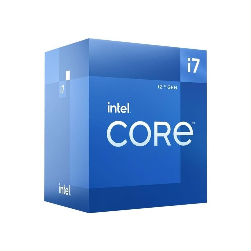 Processeur - INTEL - Core i7-12700 - 25M Cache, jusqu'a 4.90 GHz (BX80