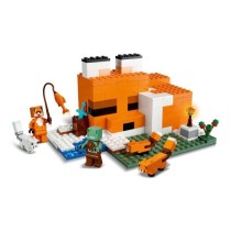 LEGO 21178 Minecraft Le Refuge du Renard, Jouet de Construction Maison