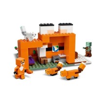 LEGO 21178 Minecraft Le Refuge du Renard, Jouet de Construction Maison