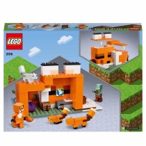 LEGO 21178 Minecraft Le Refuge du Renard, Jouet de Construction Maison