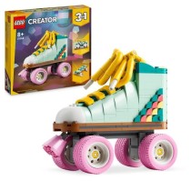 LEGO 31148 Creator 3en1 Les Patins a Roulettes Rétro, Jouet avec Mini