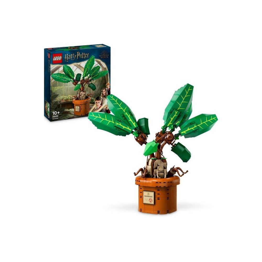 LEGO Harry Potter 76433 Mandragore - Plante et pot - Idée de cadeau m