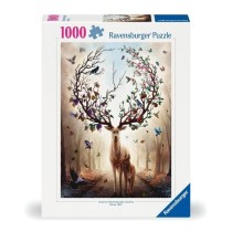 Puzzle 1000 pieces Cerf Fantaisie, Adultes et enfants dés 14 ans, Puz