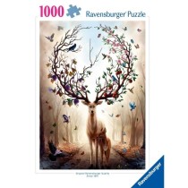 Puzzle 1000 pieces Cerf Fantaisie, Adultes et enfants dés 14 ans, Puz