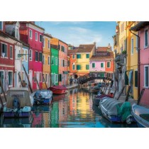 Ravensburger - Puzzle 1000 pieces-Burano, Italie - Adultes & enfants d