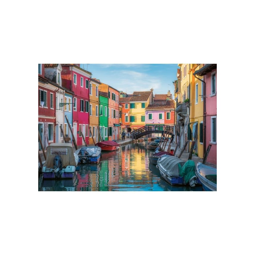 Ravensburger - Puzzle 1000 pieces-Burano, Italie - Adultes & enfants d