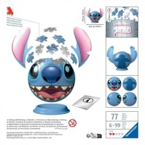 Puzzle 3D Ball Disney Stitch 72 pieces, Des 6 ans, Ravensburger, 11574