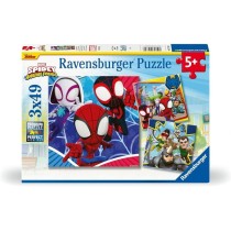 Ravensburger-SPIDERMAN-Puzzles 3x49 pieces - Spidey, le lanceur de toi