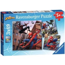 Puzzles Spider-Man 3x49 pieces - Ravensburger - Pour enfants des 5 ans