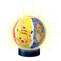 Puzzle 3D Ball illuminé Pokémon - Ravensburger - 72 pieces numérot