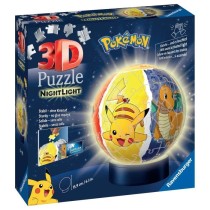 Puzzle 3D Ball illuminé Pokémon - Ravensburger - 72 pieces numérot