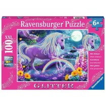 Puzzle enfant 100 pieces XXL - Licorne scintillante - Ravensburger