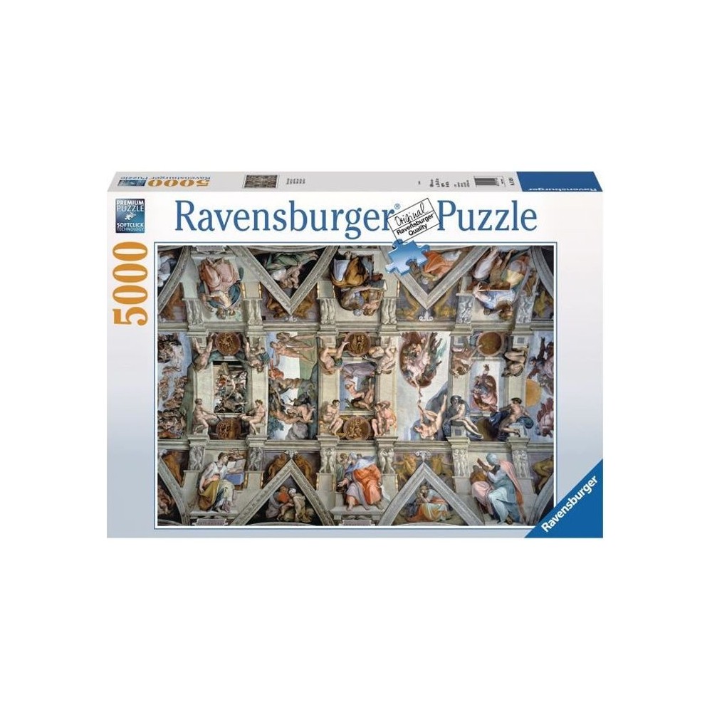 Puzzle Adulte 5000 p - Chapelle Sixtine - Ravensburger - Architecture