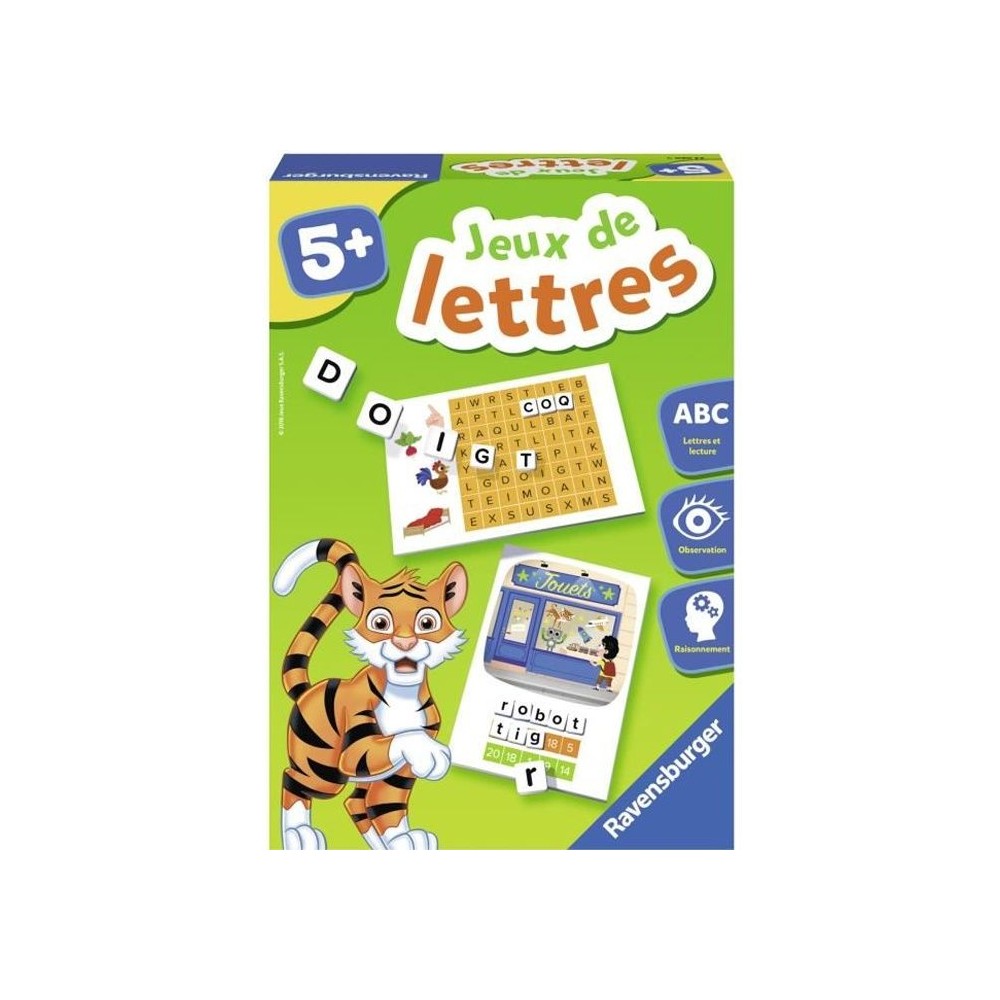 Jeux de lettres - Jeu éducatif - Initation a la lecture - Ravensburge