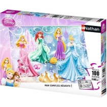 Puzzle 100 pieces - Princesses étincelantes - Disney Princesses - Tri