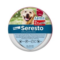 SERESTO Chien Collier Anti-Puces et Anti-Tiques +8kg 2 unités