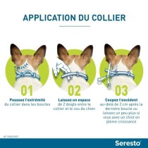 SERESTO Chien Collier Anti-Puces et Anti-Tiques +8kg 2 unités