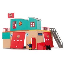 Caserne Sam le Pompier Pontypandy Smoby avec 1 figurine - Jouet pour e