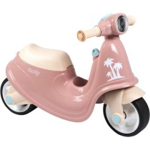 Smoby - Porteur scooter Rose - Coffre a Jouets - Roues silencieuses D