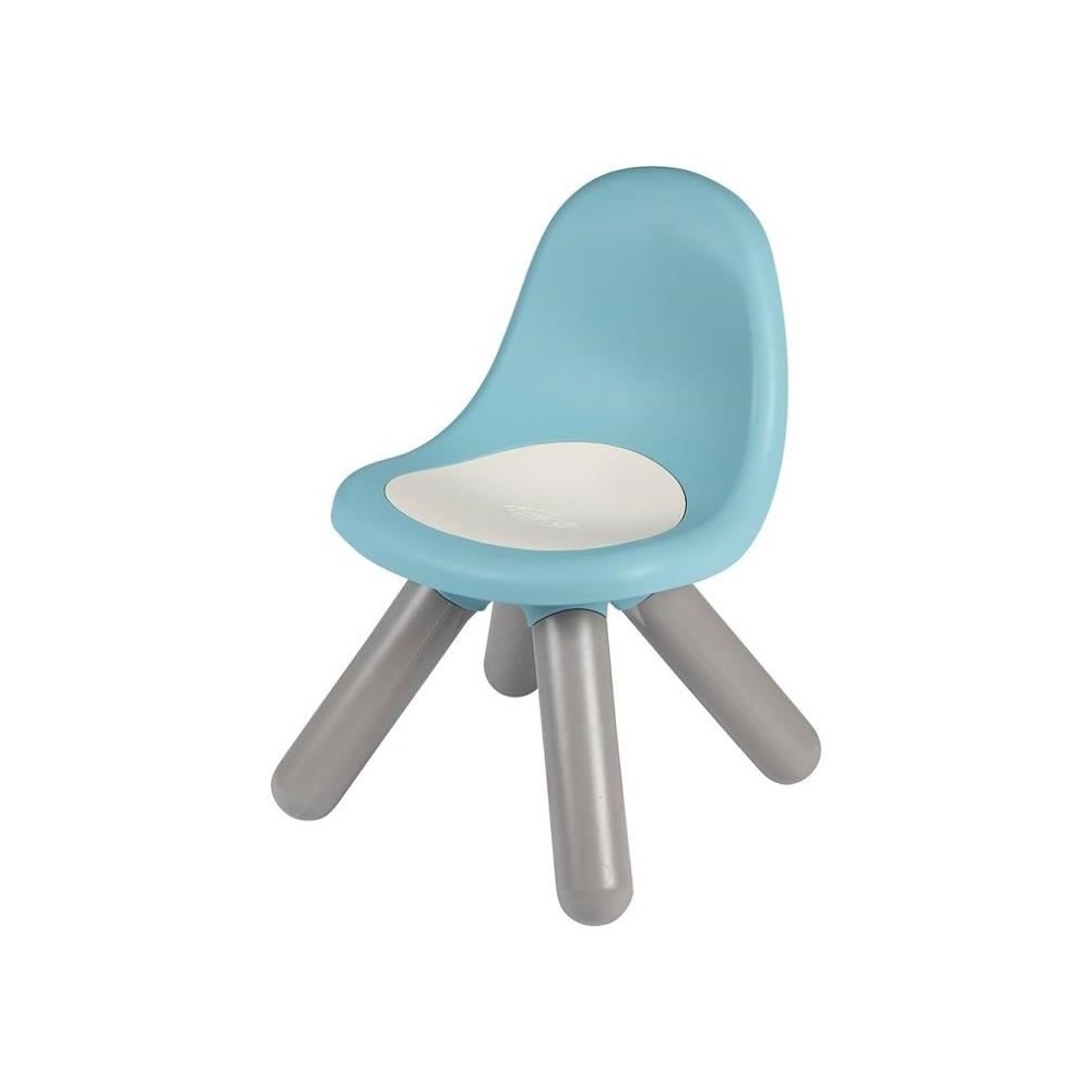 Smoby - Chaise enfant Bleue- Extérieur et Intérieur - H27cm - Fabric