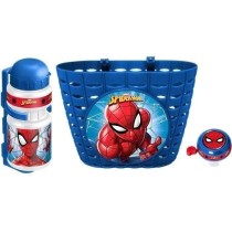 Set Corbeille + Bidon + Sonnette SPIDER-MAN - Pour Enfant a partir de