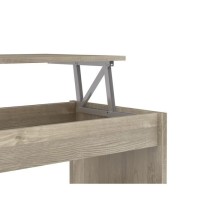 Table basse relevable - Style contemporain - Décor chene sonoma - L10