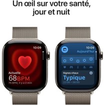 Apple Watch Series 10 GPS + Cellular - 46mm - Boîtier Natural Titaniu