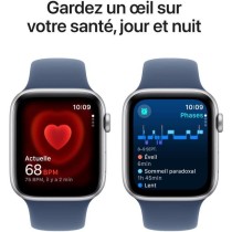 Apple Watch SE GPS + Cellular - 44mm - Boîtier Silver Aluminium - Bra