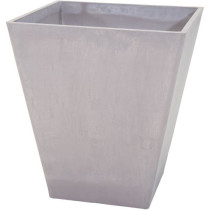 Pot - MEGA COLLECTIONS - Ecostone Square - 41 x 45 cm - Taupe