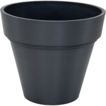 Pot - MEGA COLLECTIONS - Ecostone Planter - Ø 41 cm - H 35 cm - Black