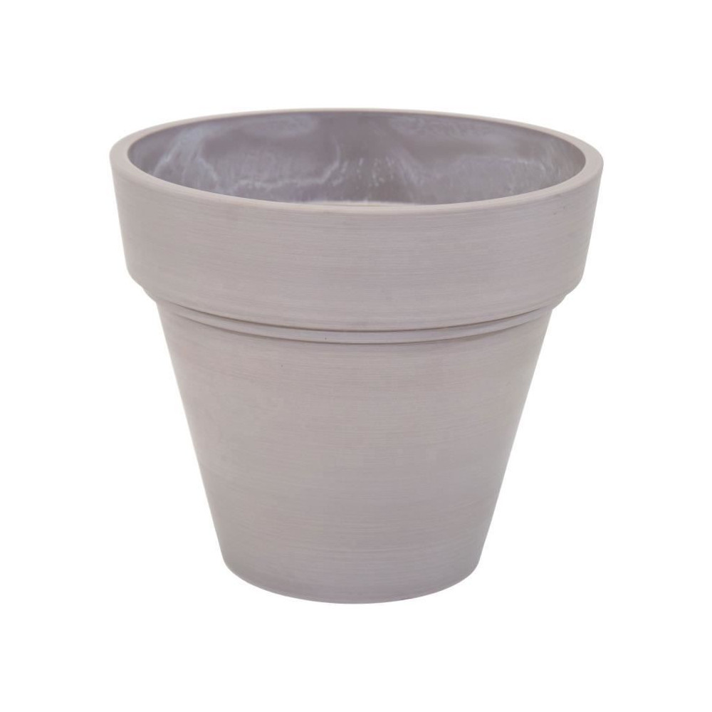 Pot - MEGA COLLECTIONS - Ecostone Planter - Ø 55 cm - H 51 cm - Taupe